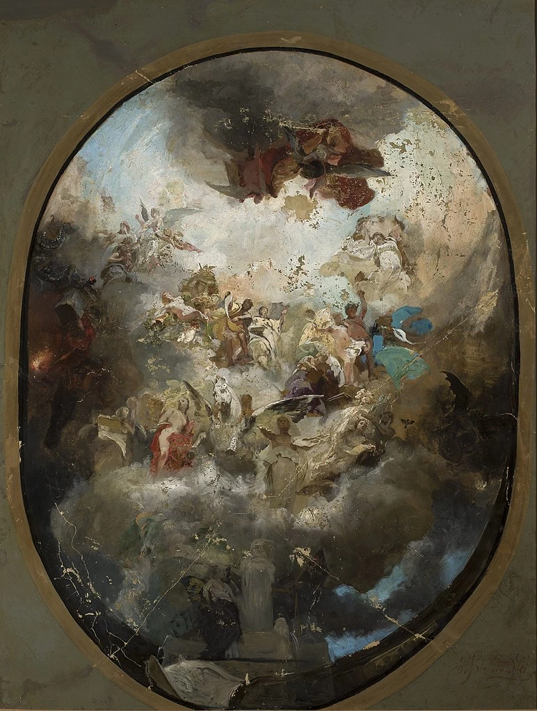 Henryk Siemiradzki - Studio per soffitto, Museo nazionale di Varsavia